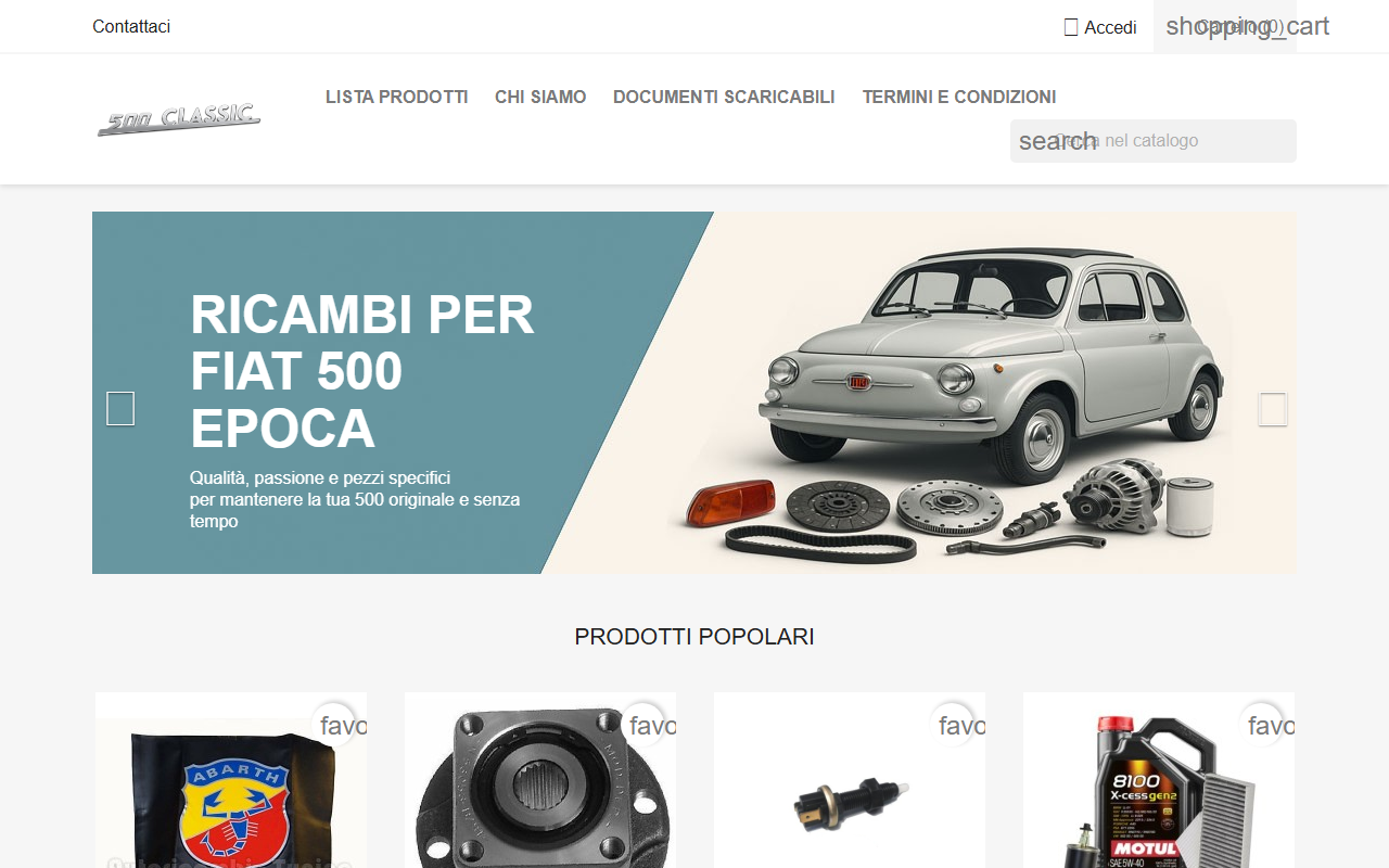 500classic.com screenshot