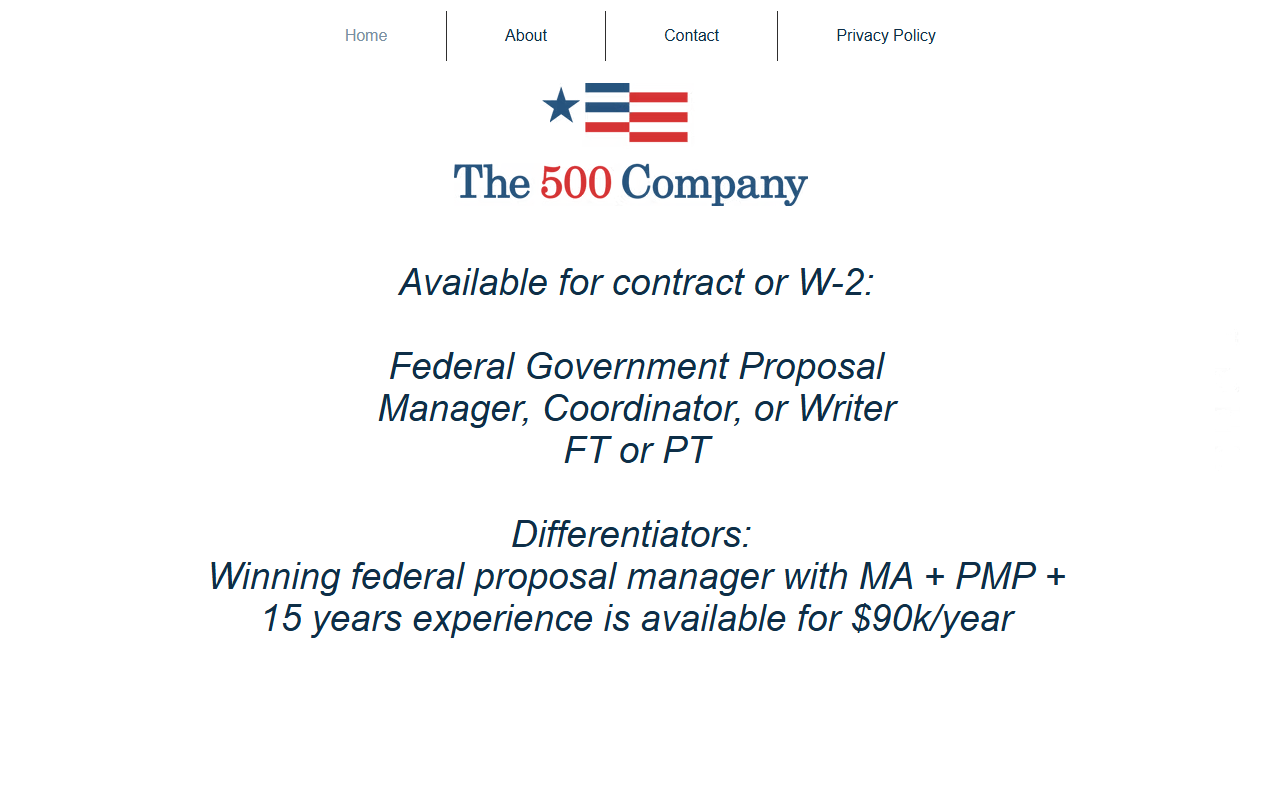 500company.com screenshot