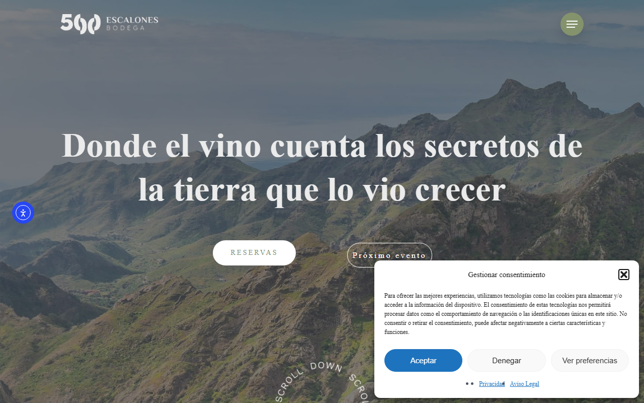 500escalones.com screenshot