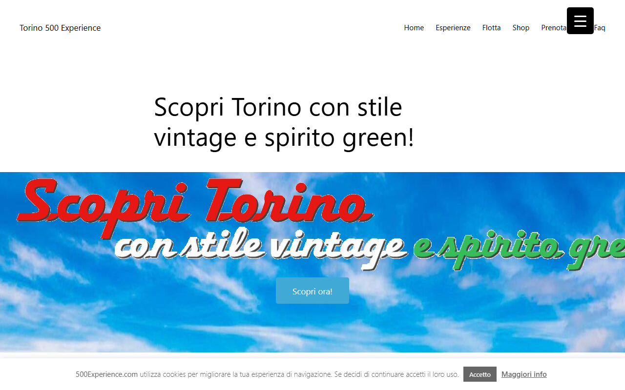 500experience.com screenshot
