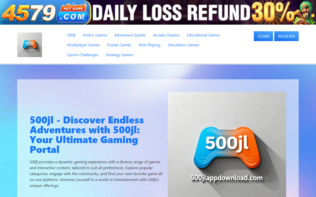 500jlappdownload.com screenshot