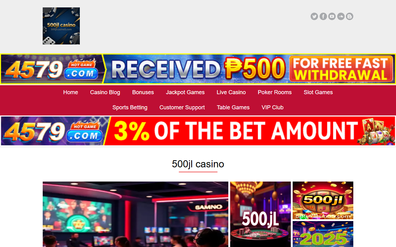 500jlcasino5.com screenshot
