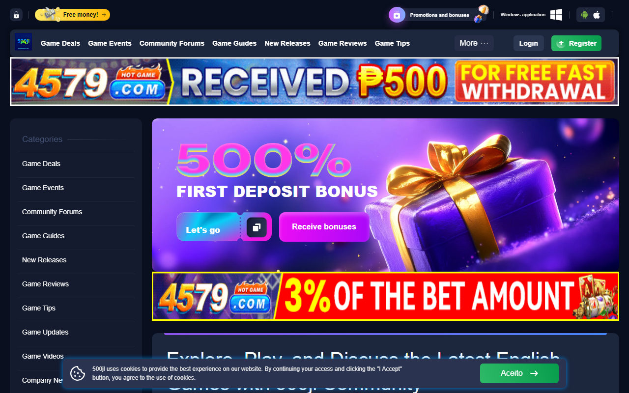 500jlcomlogin.com screenshot