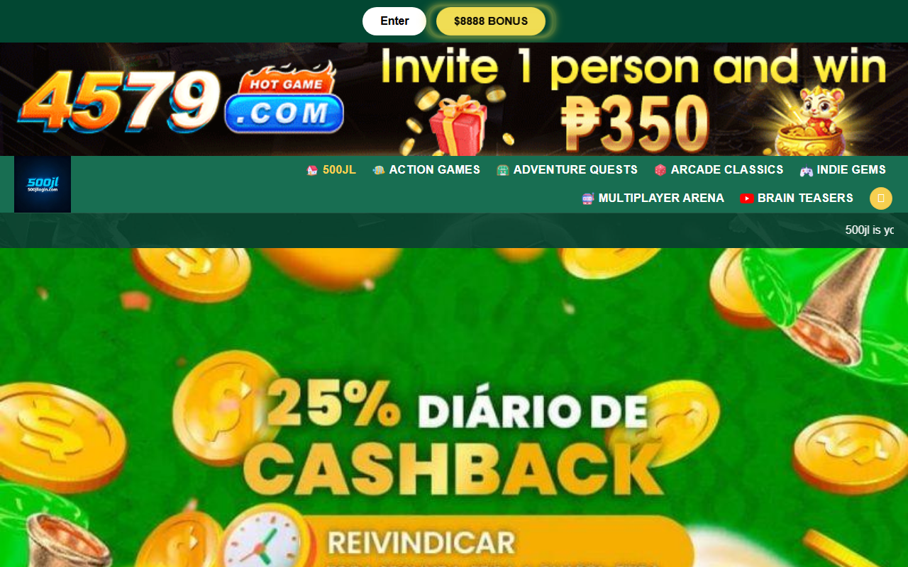 500jllogin.com screenshot