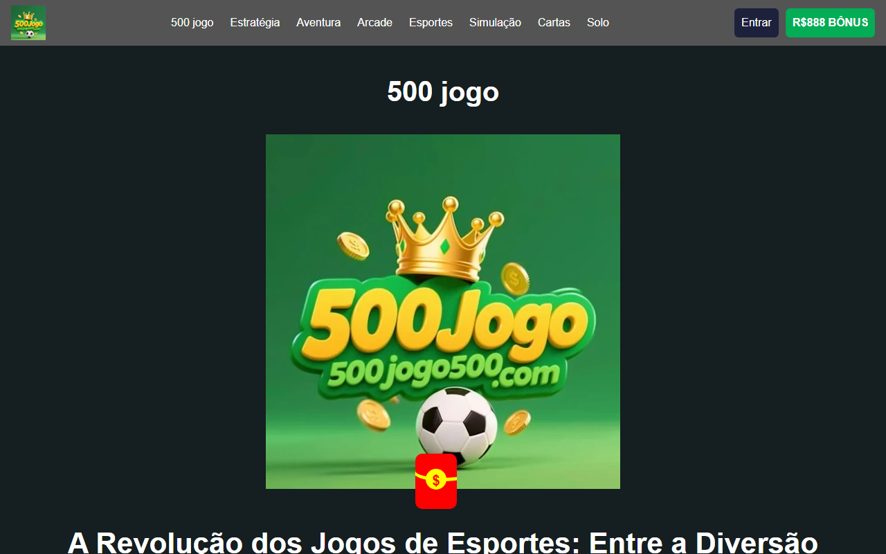 500jogo500.com screenshot