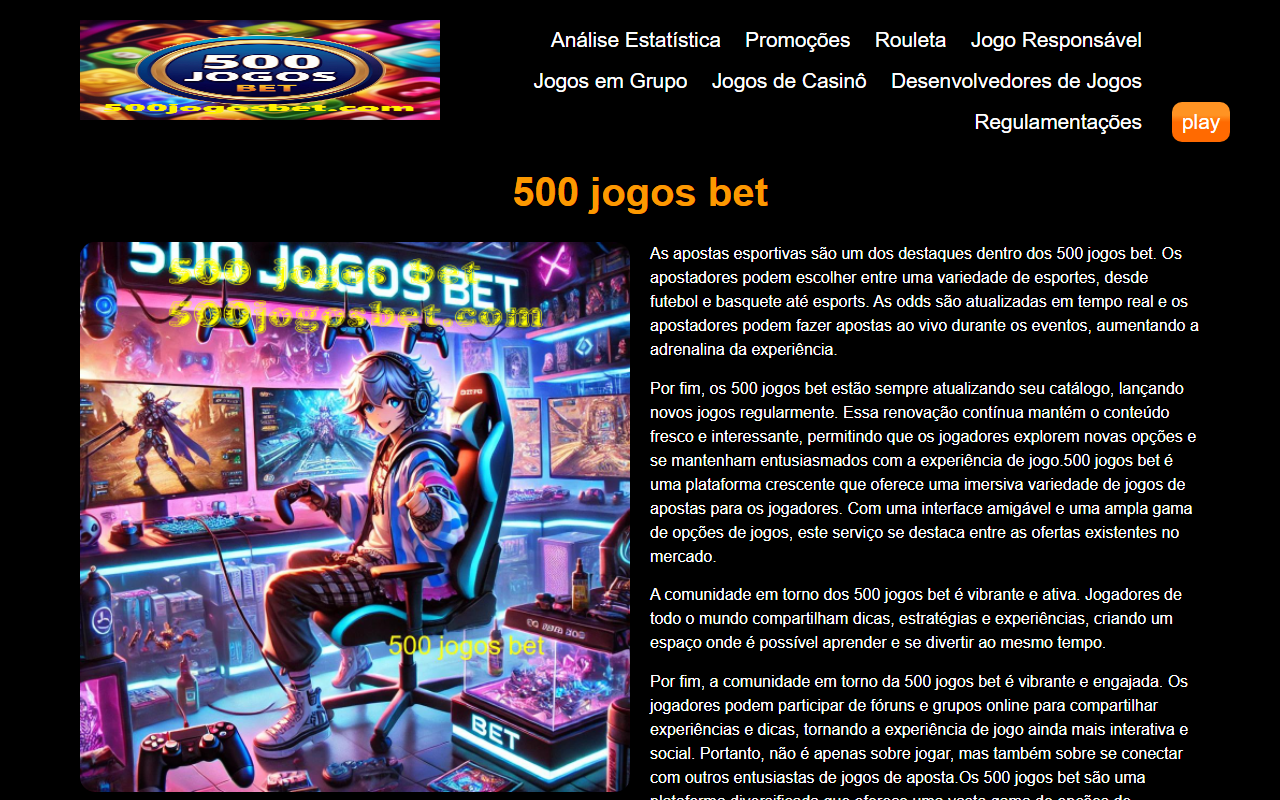 500jogosbet.com screenshot