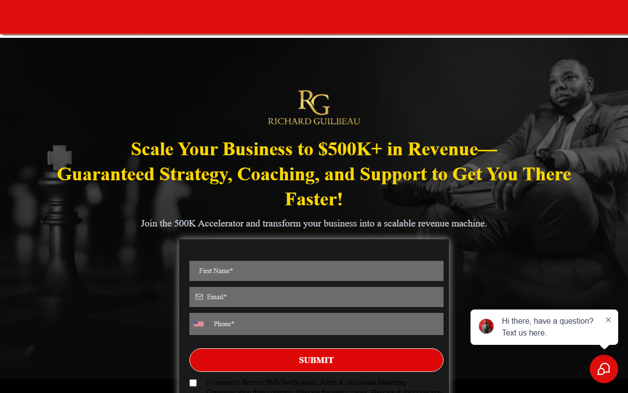 500kaccelerator.com screenshot