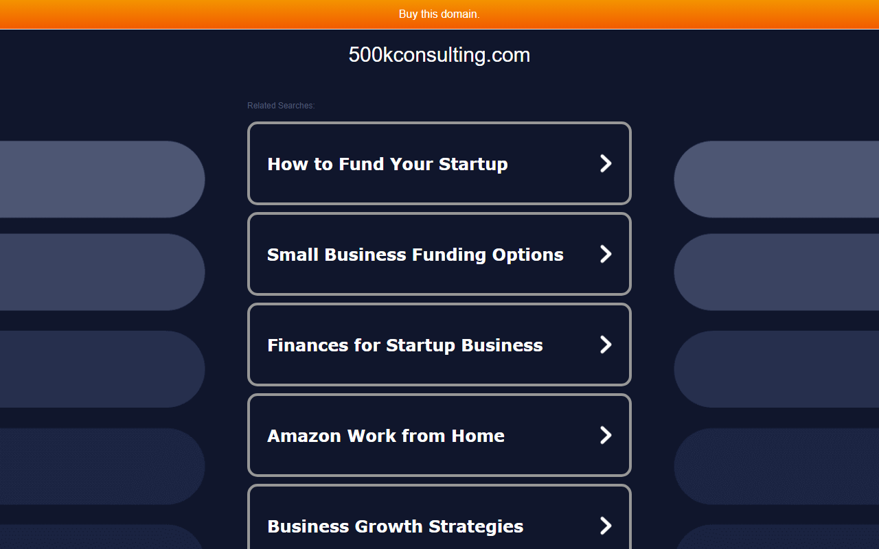 500kconsulting.com screenshot