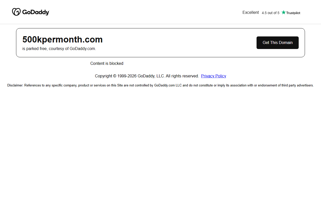 500kpermonth.com screenshot