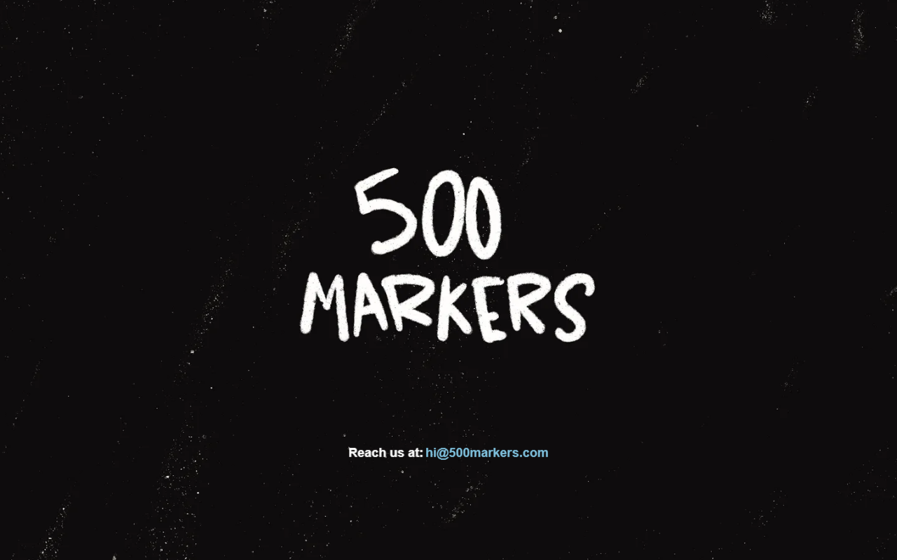 500markers.com screenshot