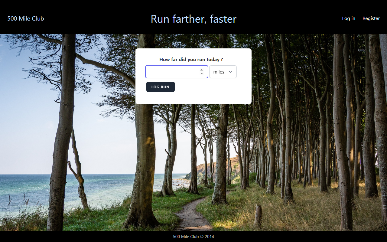 500mileclub.com screenshot