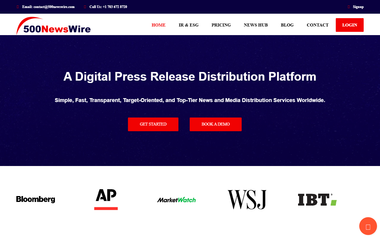 500newswire.com screenshot