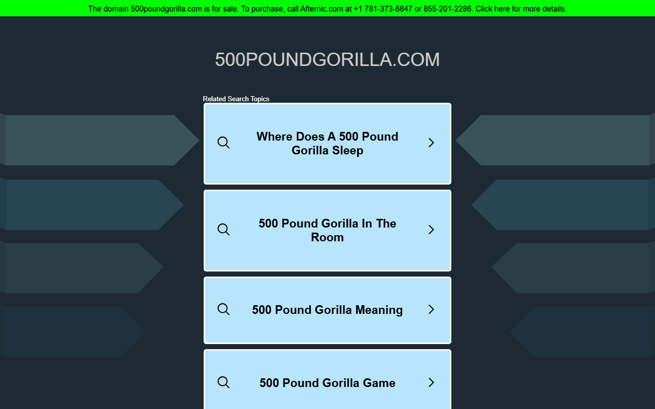 500poundgorilla.com screenshot