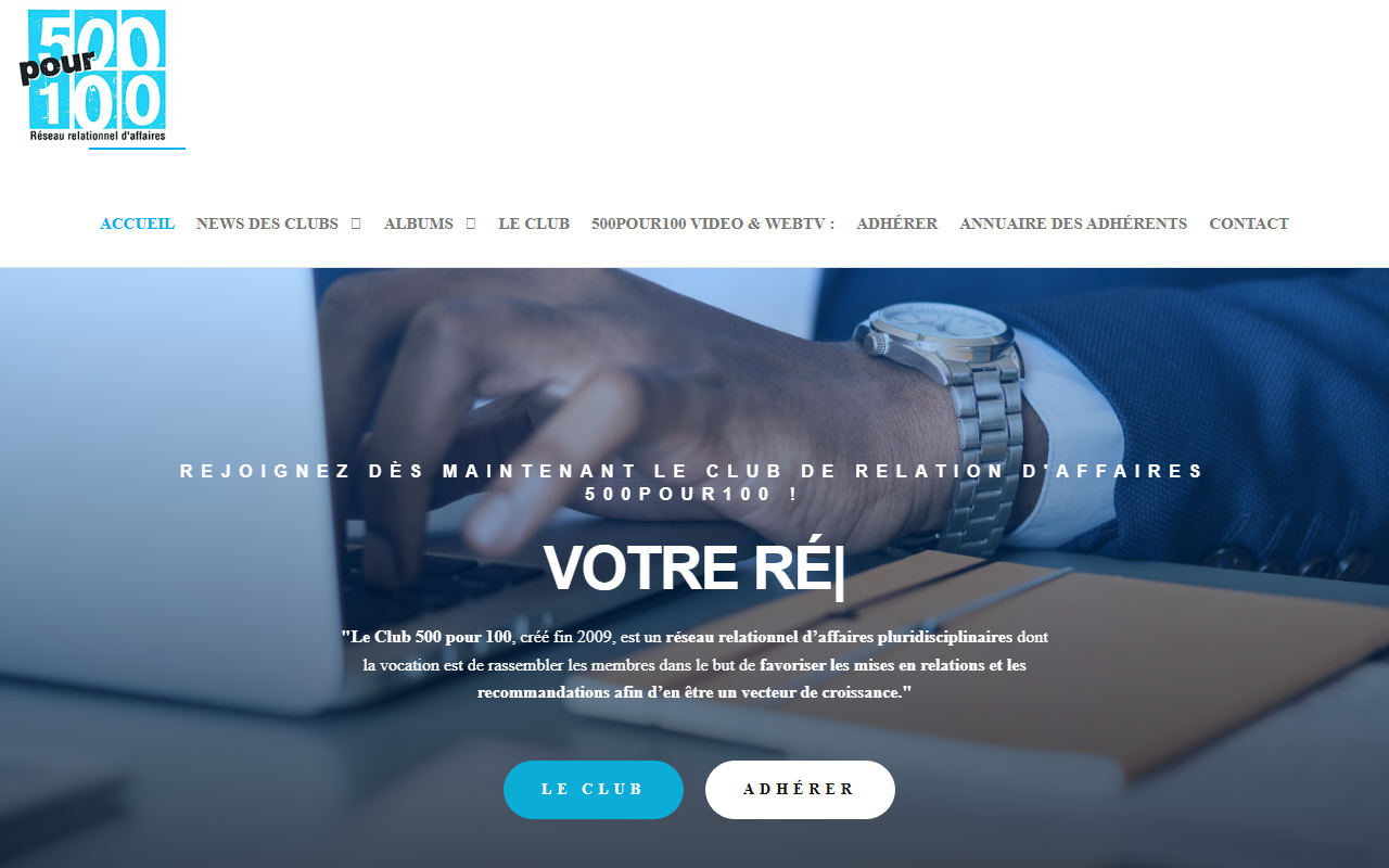 500pour100.com screenshot