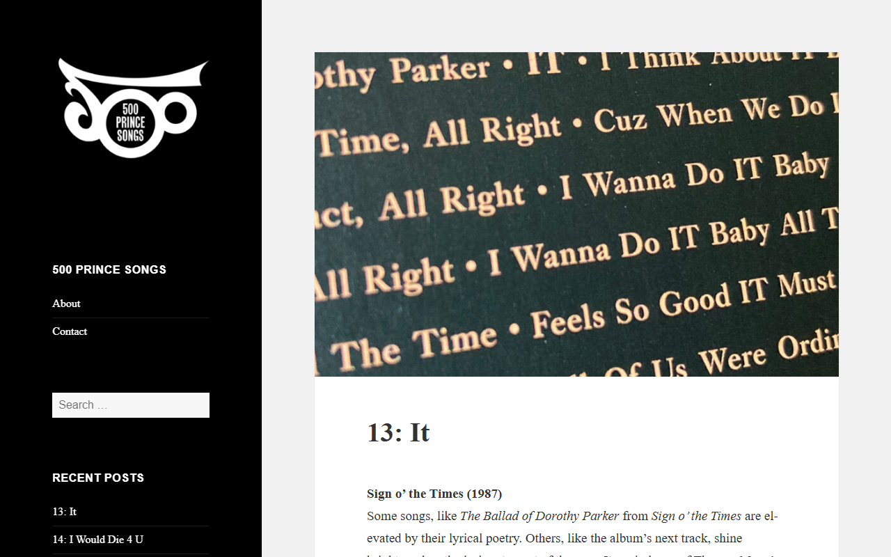 500princesongs.com screenshot