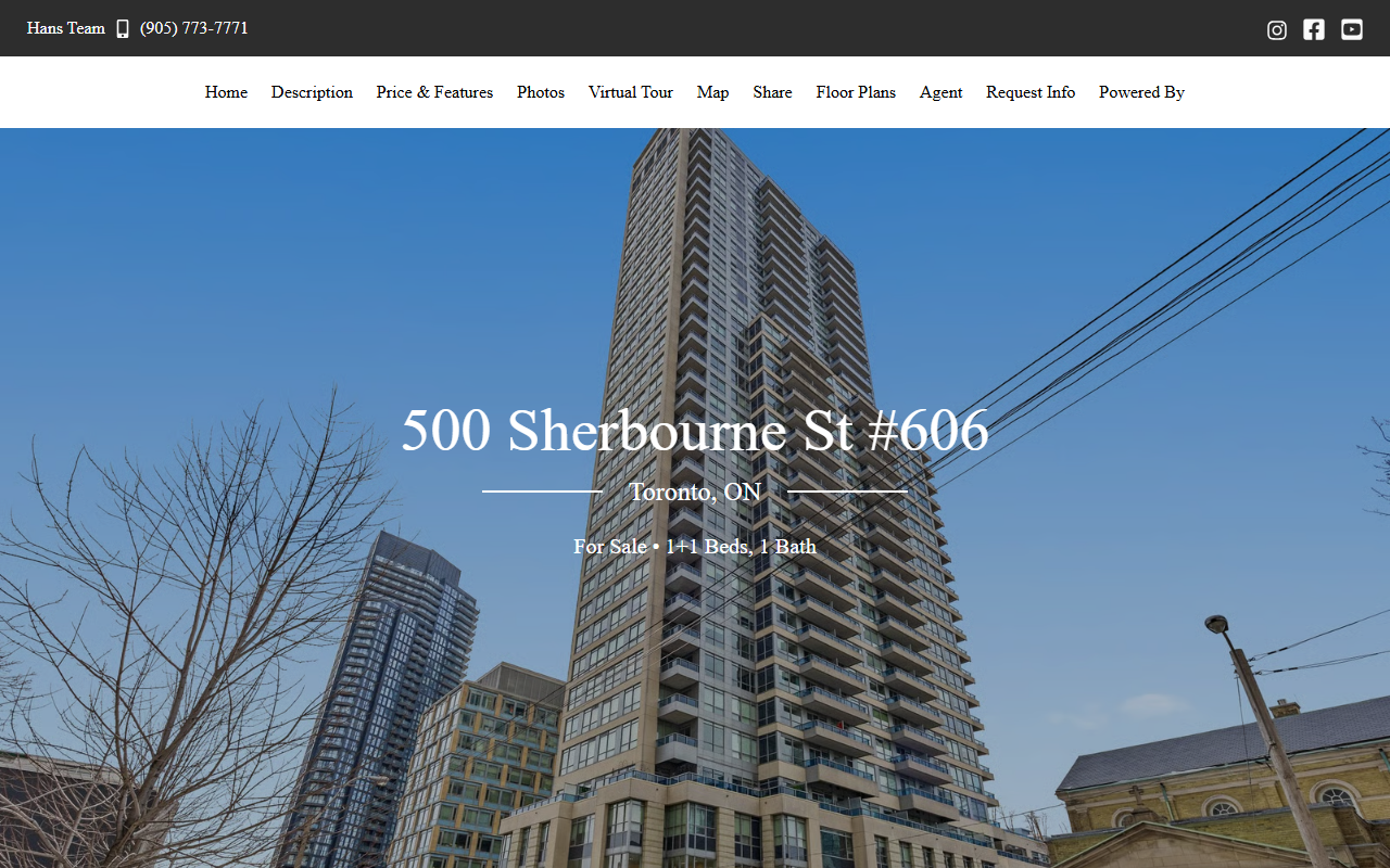 500sherbourne606.com screenshot