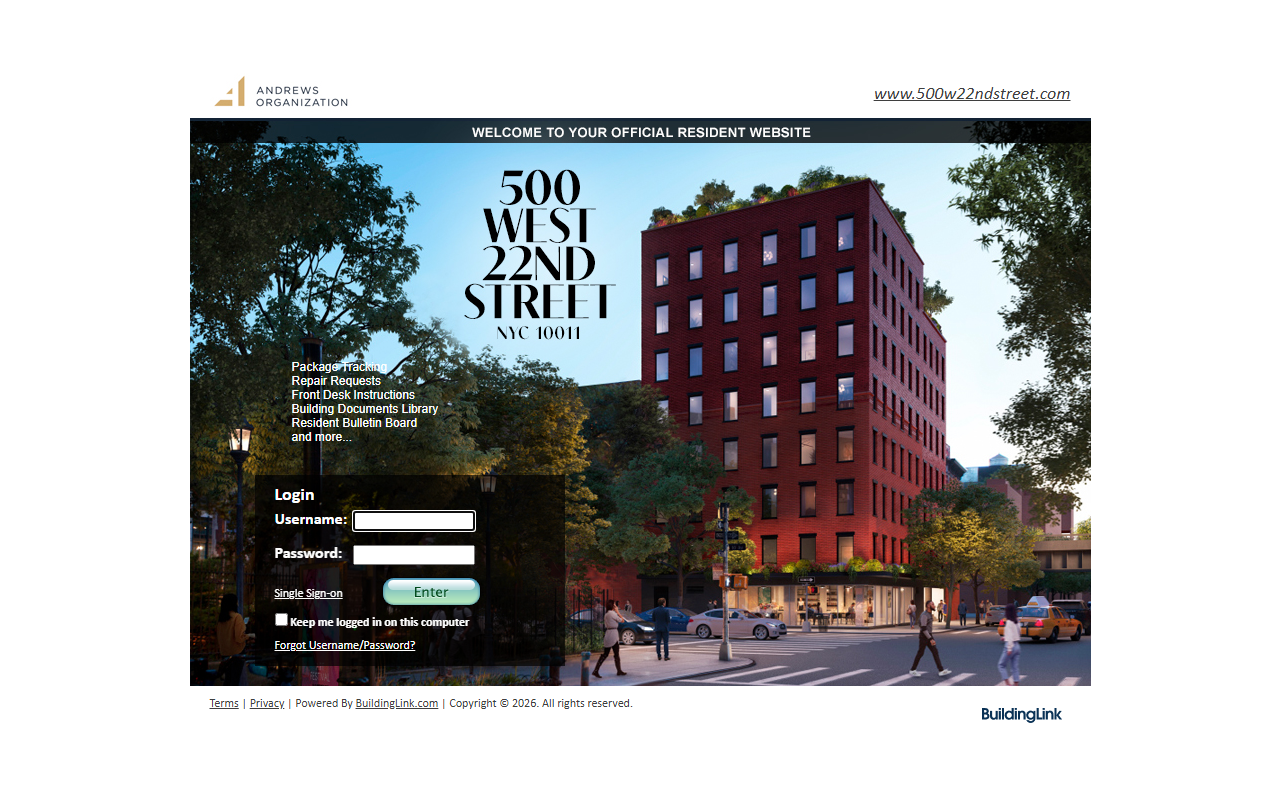 500w22ndstreet.com screenshot
