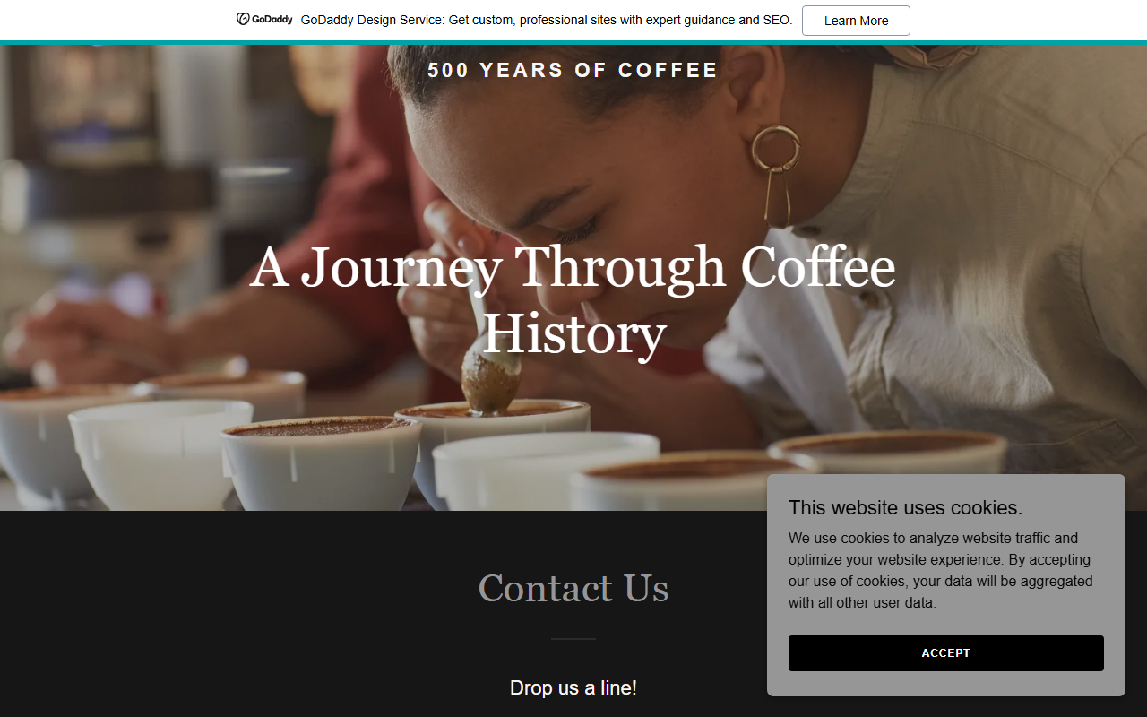 500yearsofcoffee.com screenshot