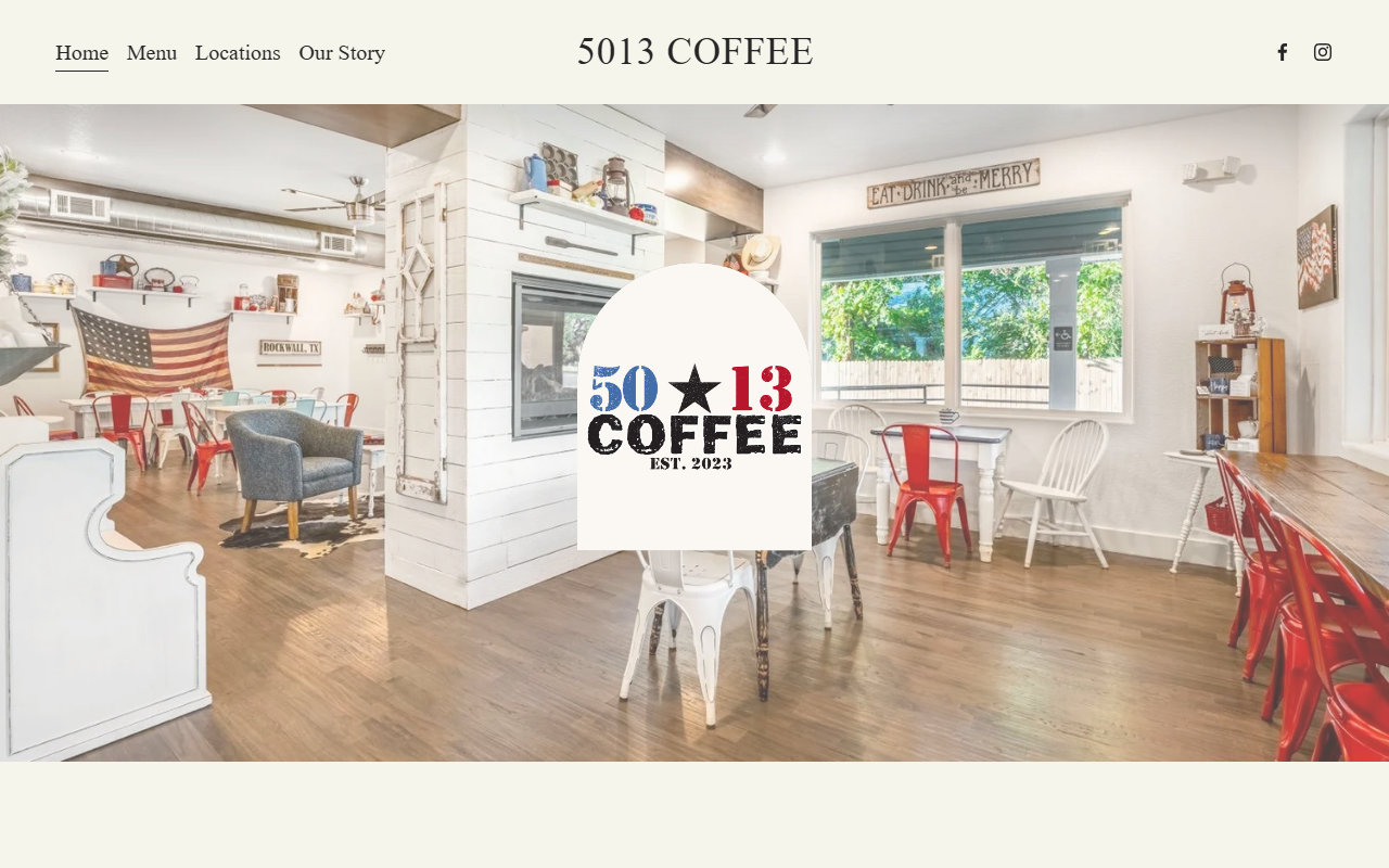 5013coffee.com screenshot
