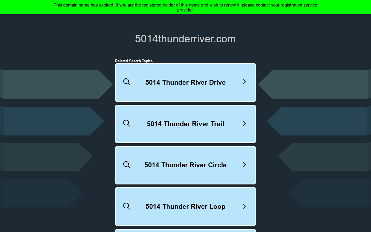 5014thunderriver.com screenshot
