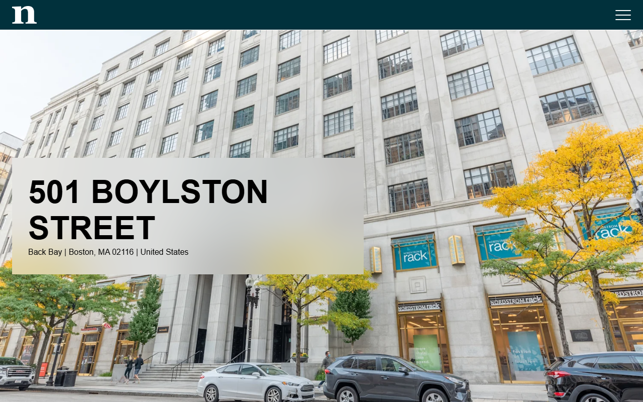 501boylston.com screenshot