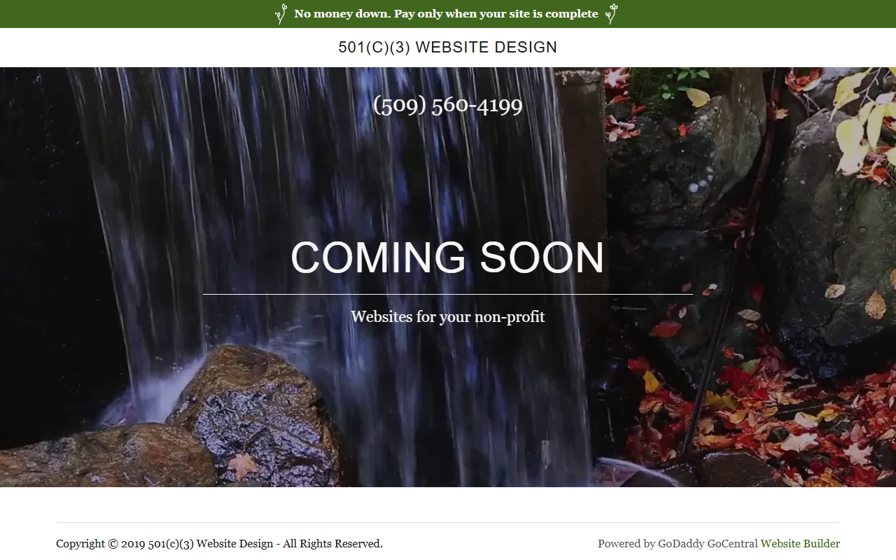 501c3website.com screenshot