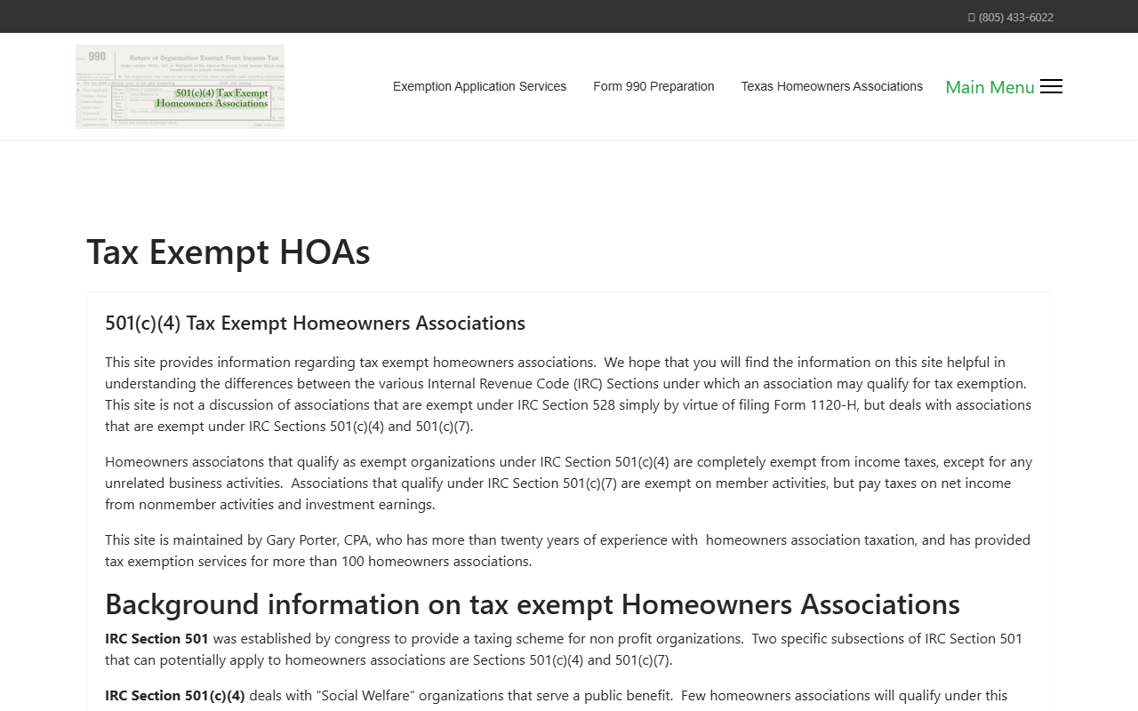 501c4taxexempt.com screenshot