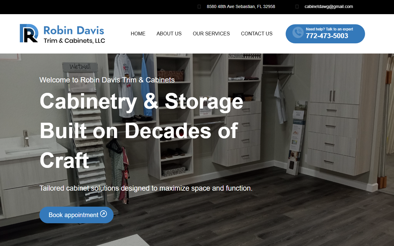 501cabinets.com screenshot