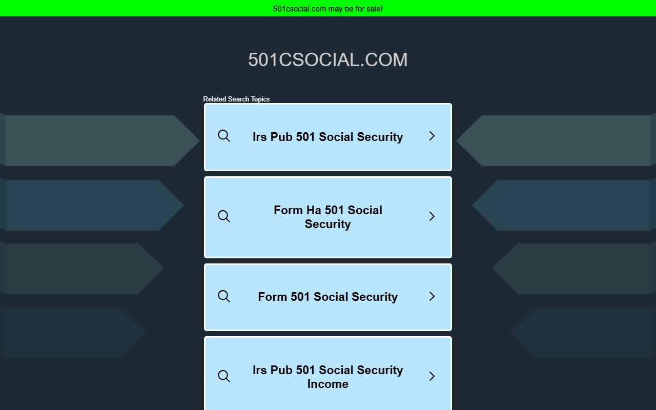 501csocial.com screenshot