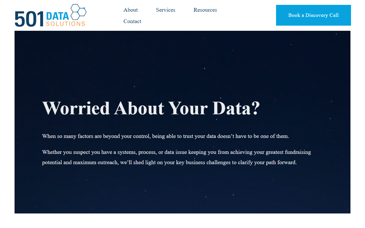 501datasolutions.com screenshot