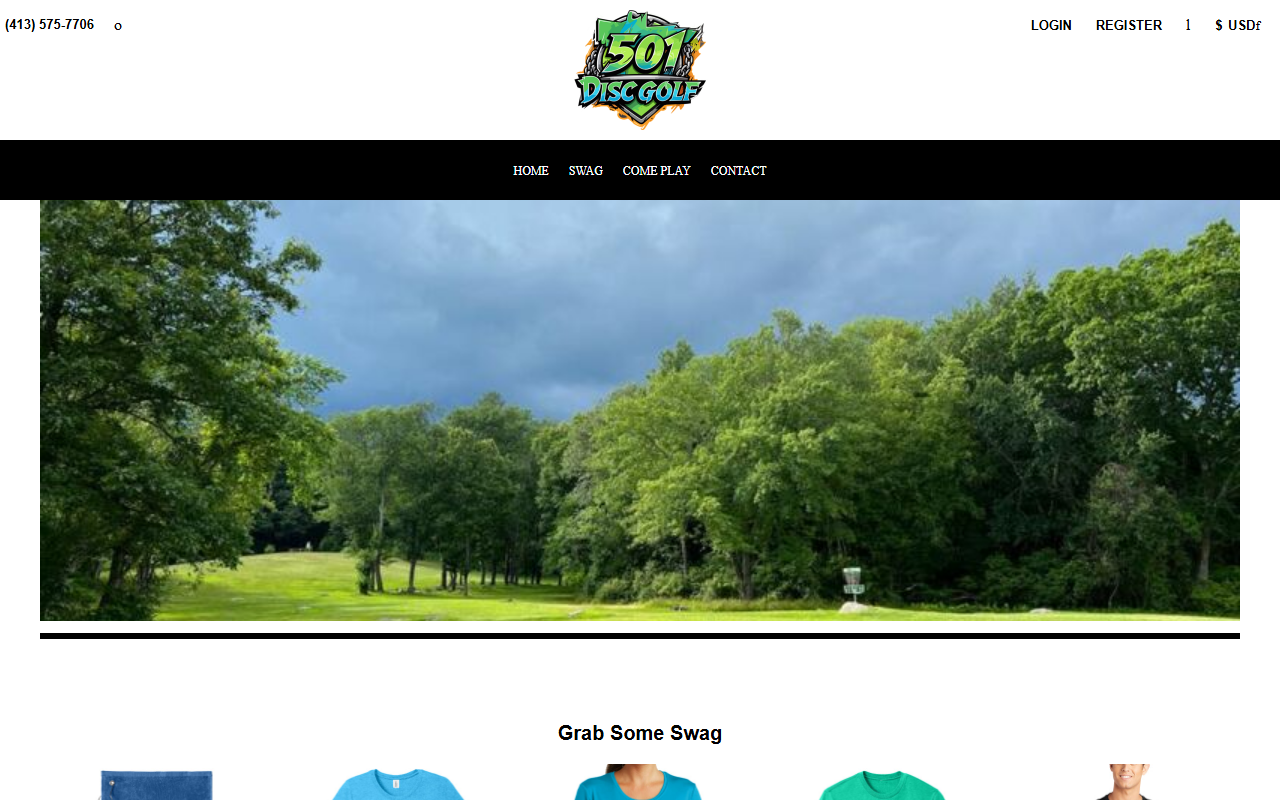 501discgolf.com screenshot
