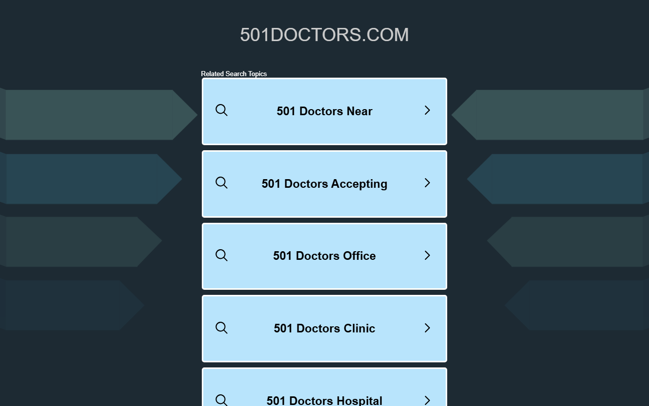 501doctors.com screenshot