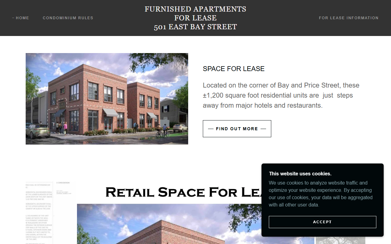 501eastbay.com screenshot