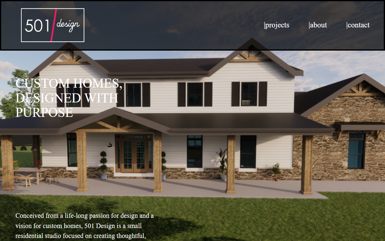 501homedesign.com screenshot