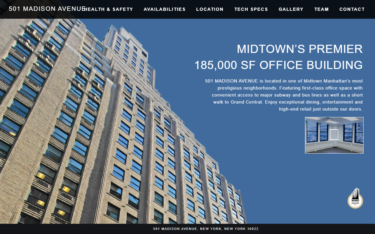 501madisonave.com screenshot