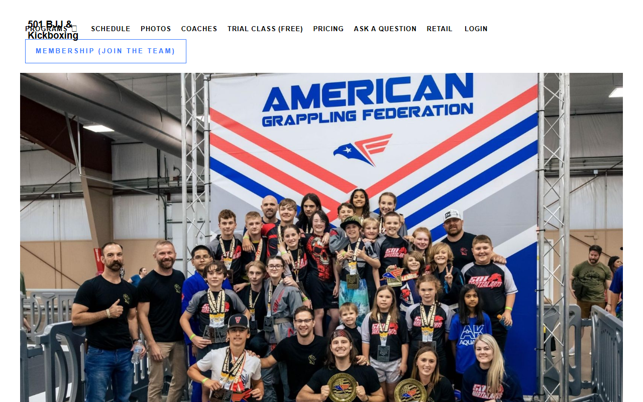 501martialarts.com screenshot