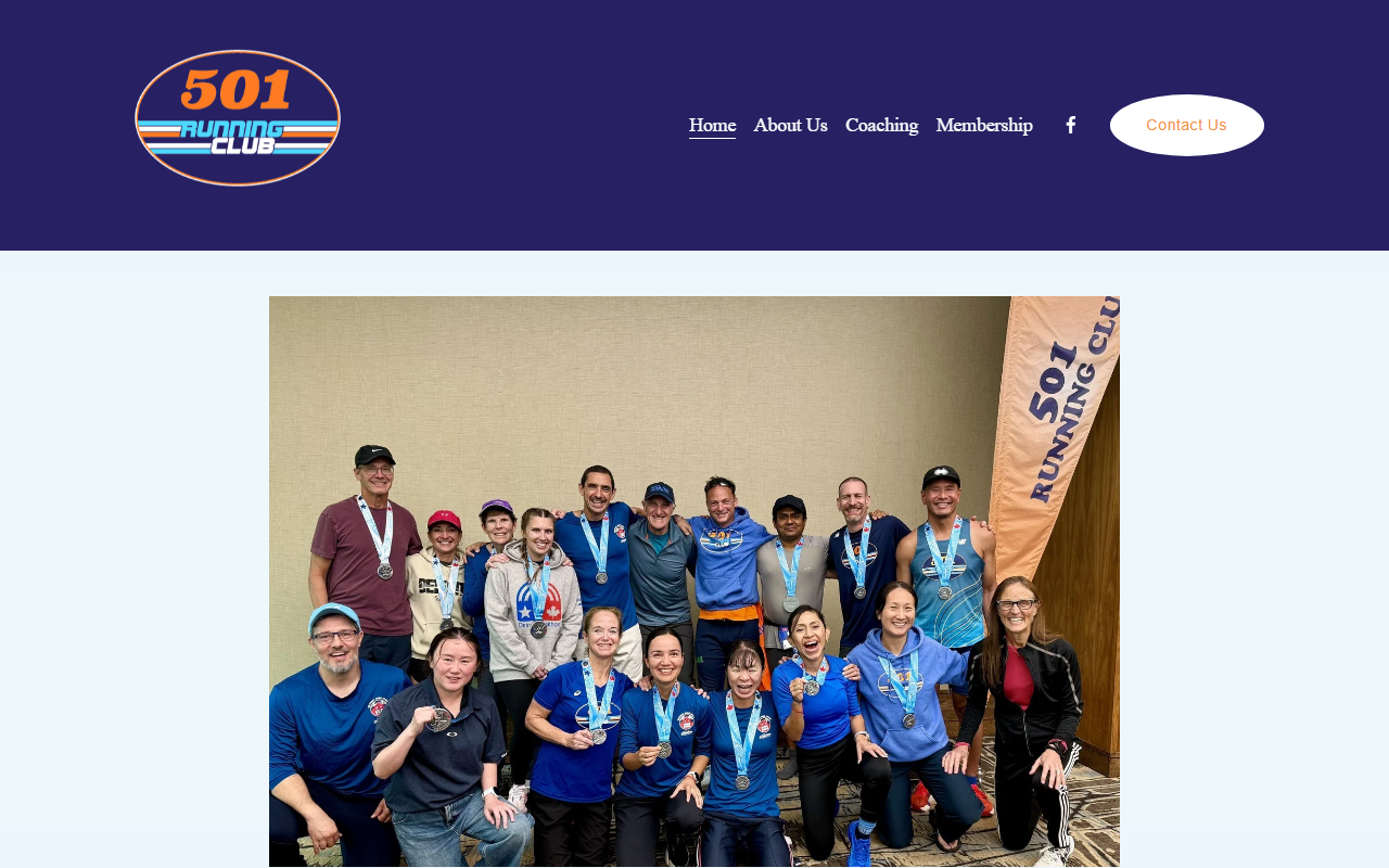 501runningclub.com screenshot