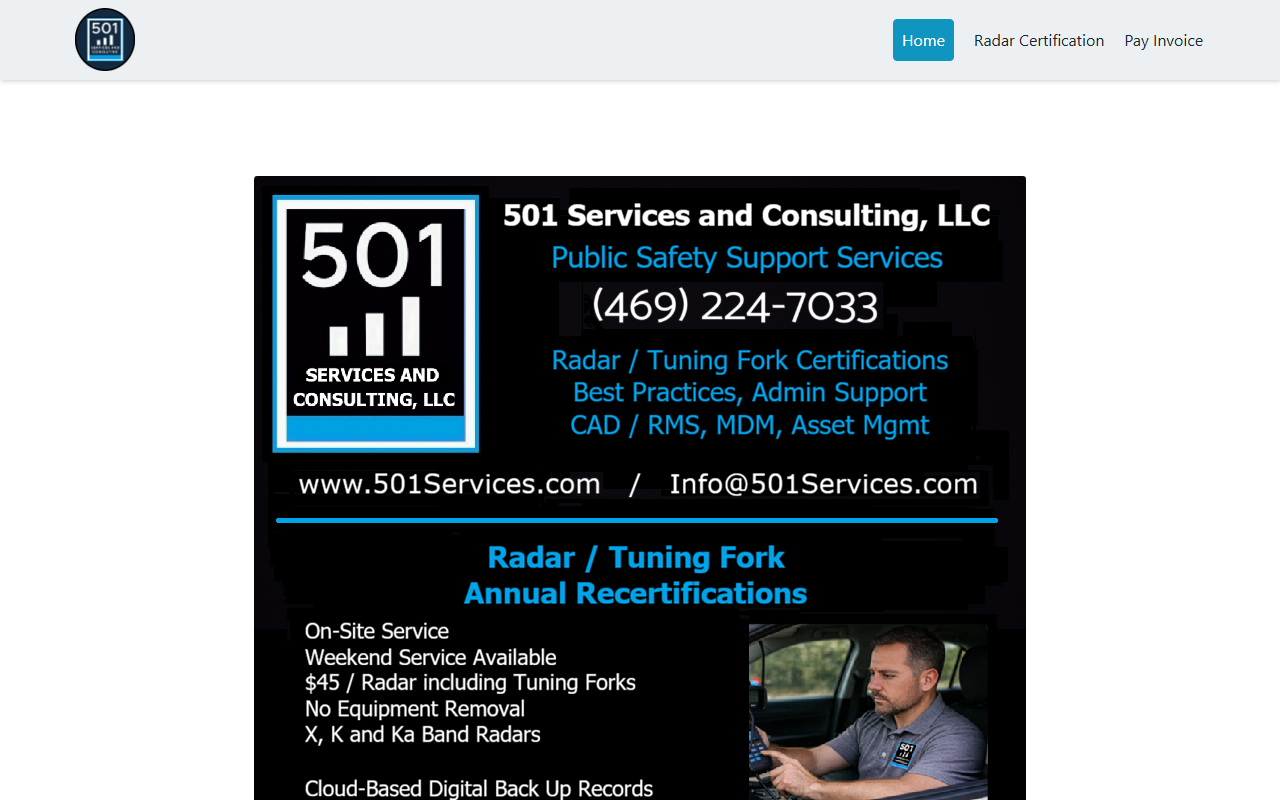 501services.com screenshot