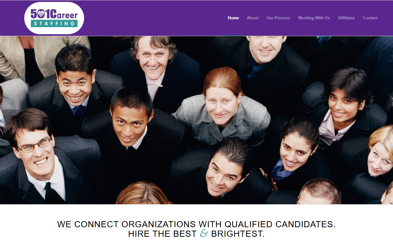 501staffing.com screenshot