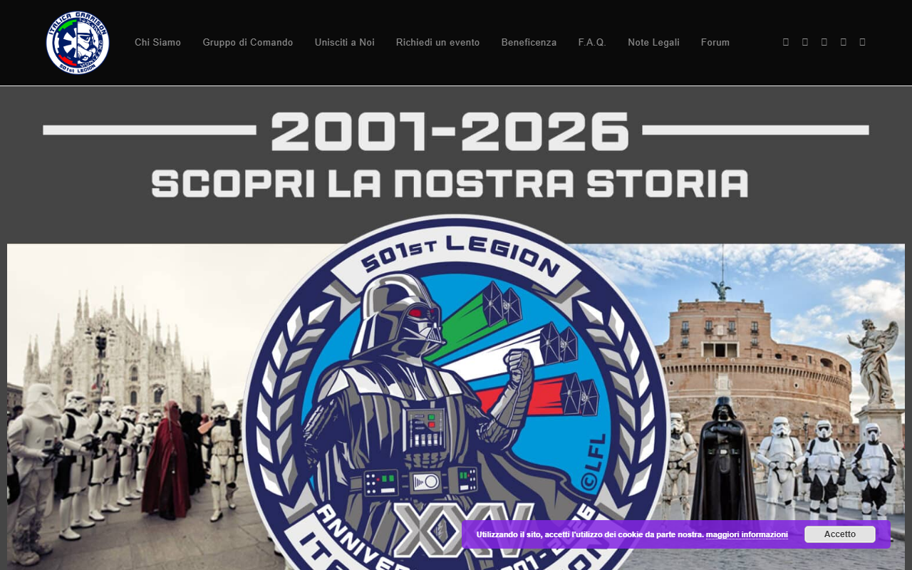 501stitalica.com screenshot