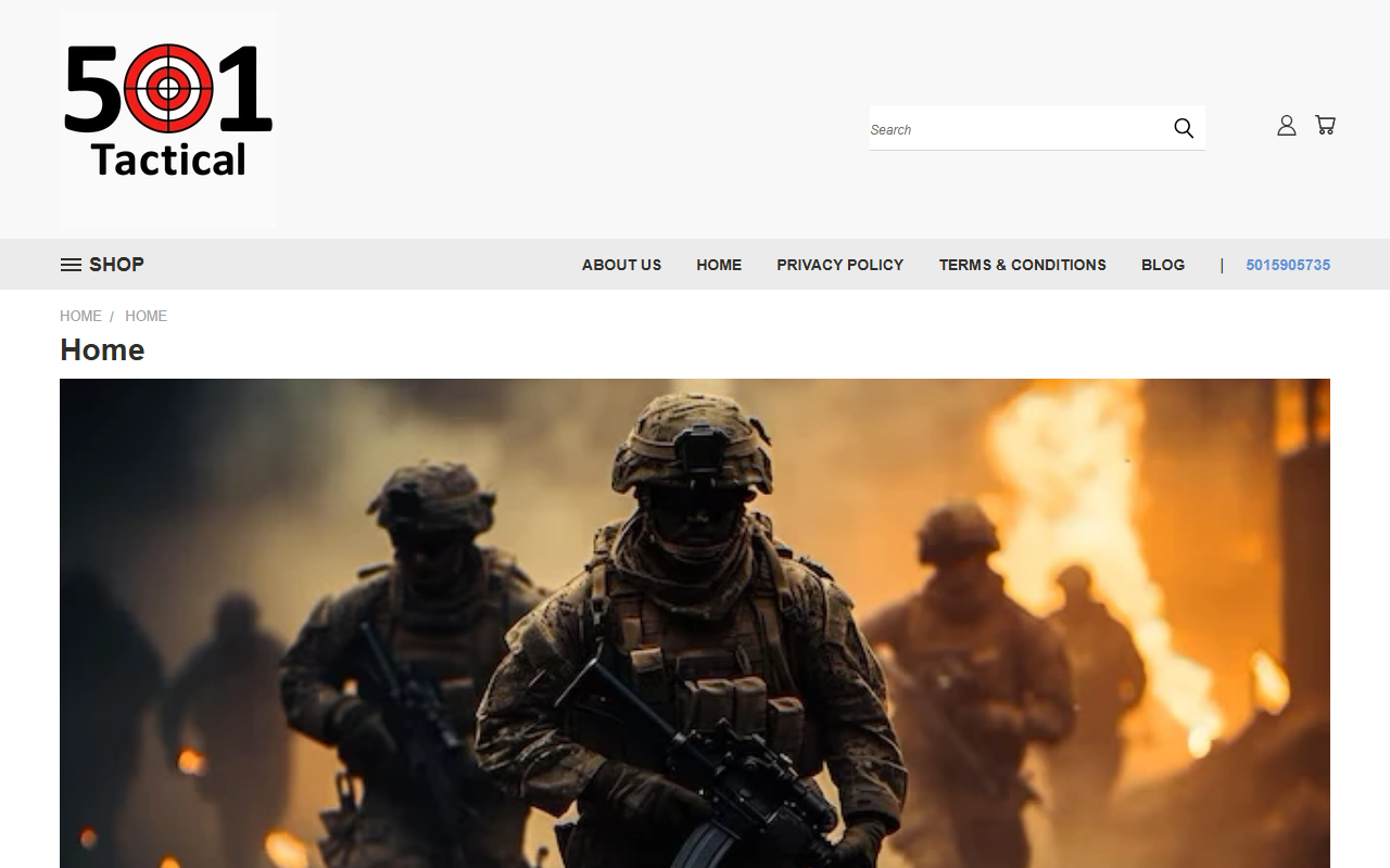 501tactical.com screenshot
