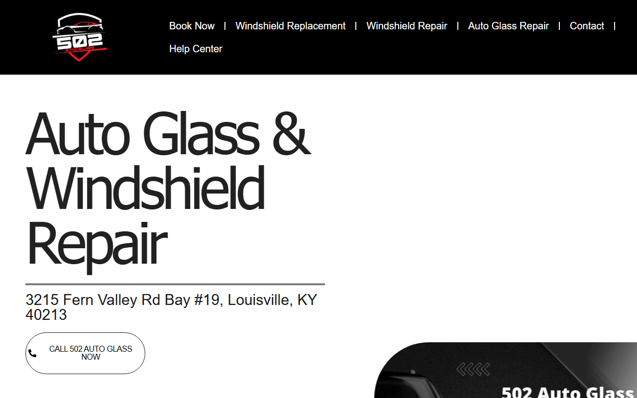 502autoglass.com screenshot