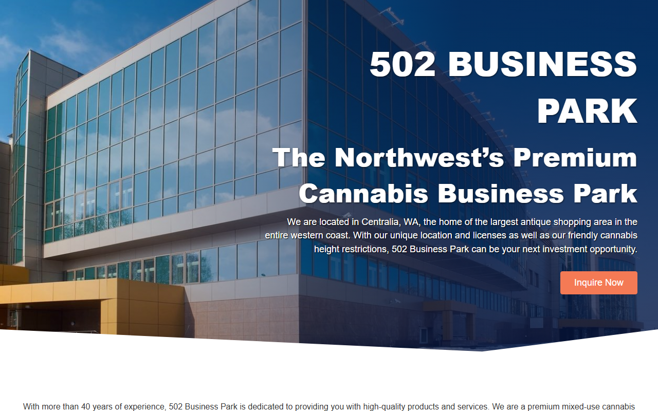 502businesspark.com screenshot