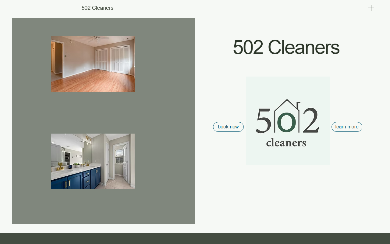 502cleaners.com screenshot