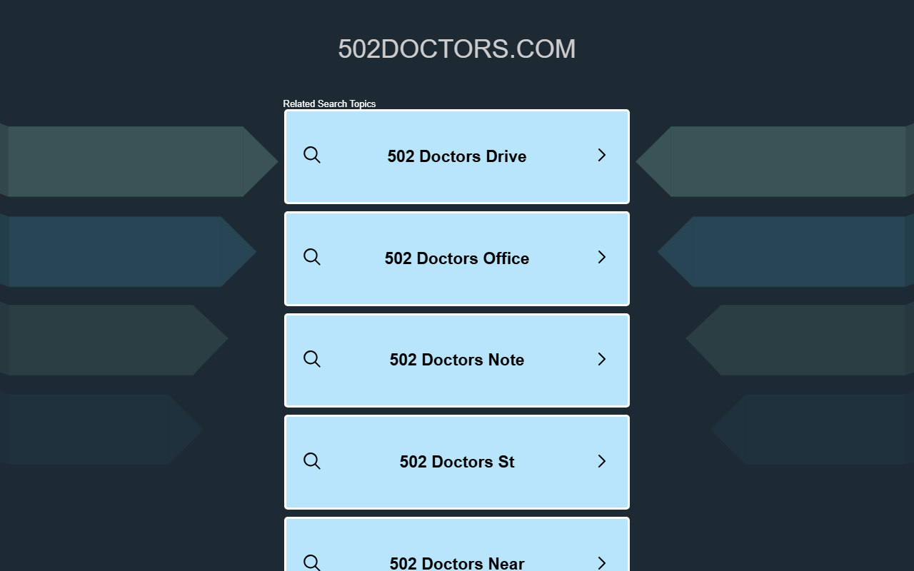 502doctors.com screenshot