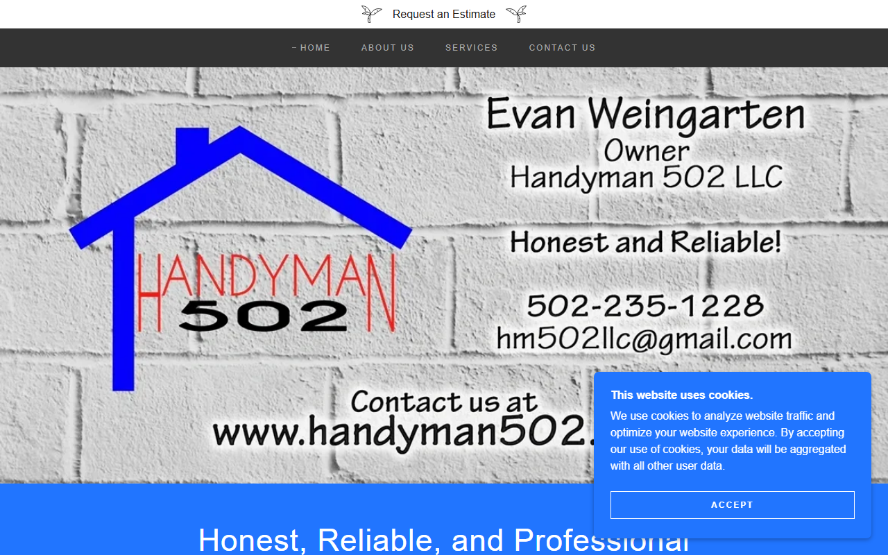 502handyman.com screenshot