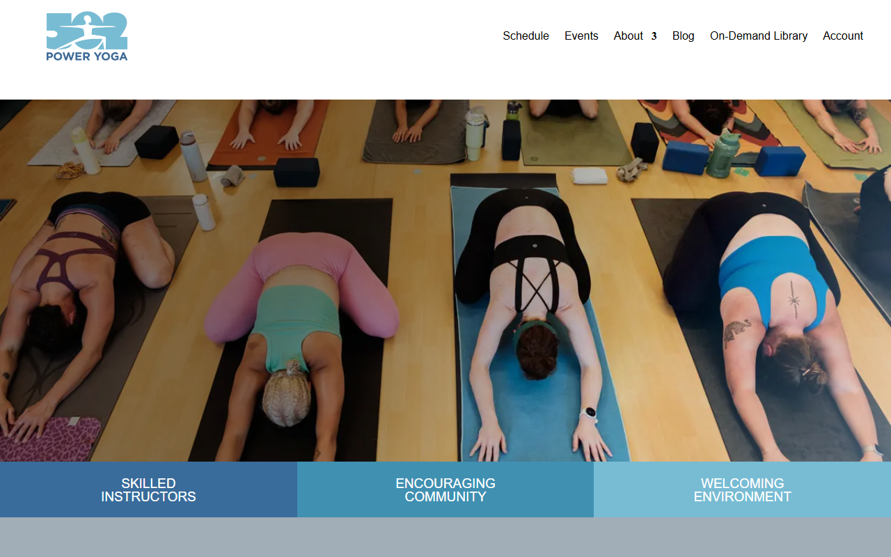 502poweryoga.com screenshot