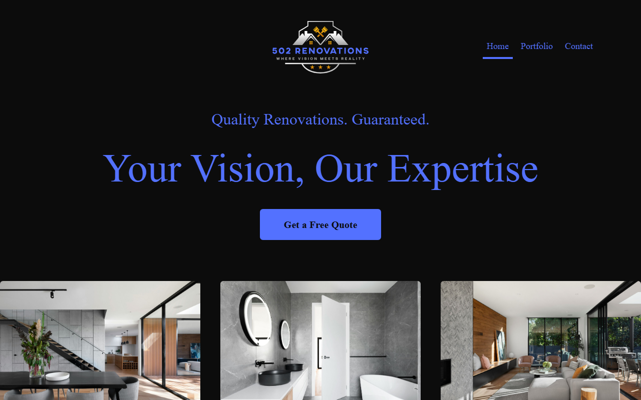 502renovations.com screenshot