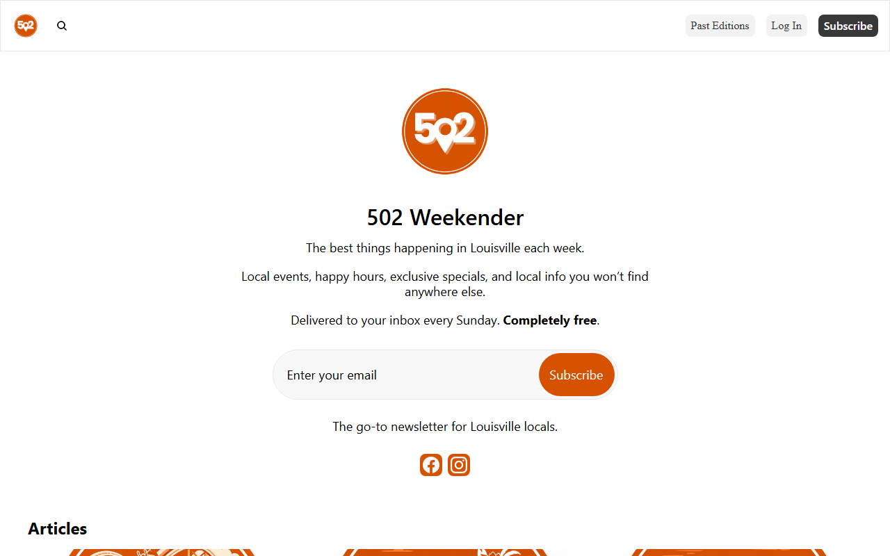 502weekender.com screenshot