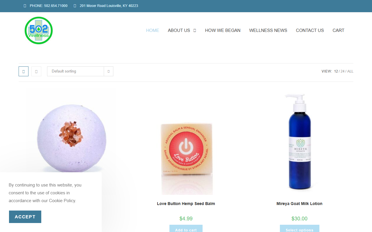 502wellness.com screenshot